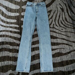 Abercrombie & Fitch 90's Ultra High Rise Straight Leg Jeans